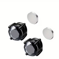 Magnetic Black Solitaire Studs Earring - Unisex