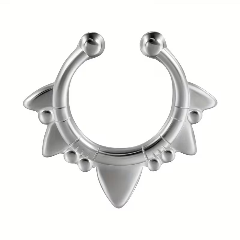 Vampire Batwing U-Shaped Non-Piercing - Nose Ring
