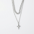 Aura Star Double Layered Necklace Chain - Unisex