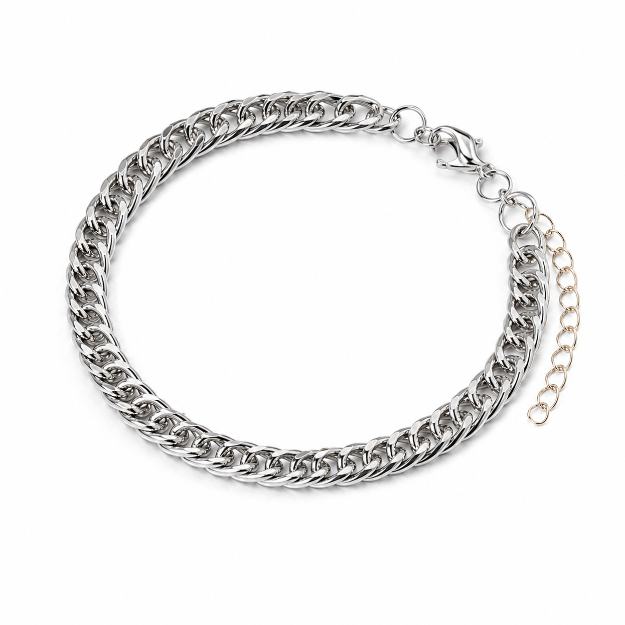 2 Set - Core Stacked Cuban Link Bracelet - Unisex