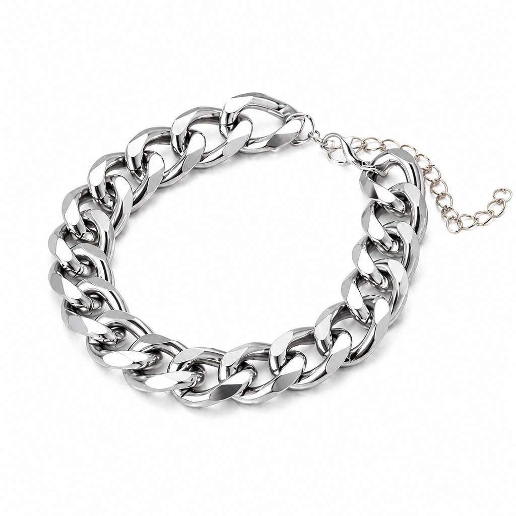 2 Set - Core Stacked Cuban Link Bracelet - Unisex