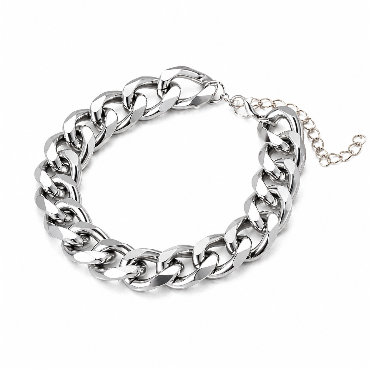 2 Set - Core Stacked Cuban Link Bracelet - Unisex