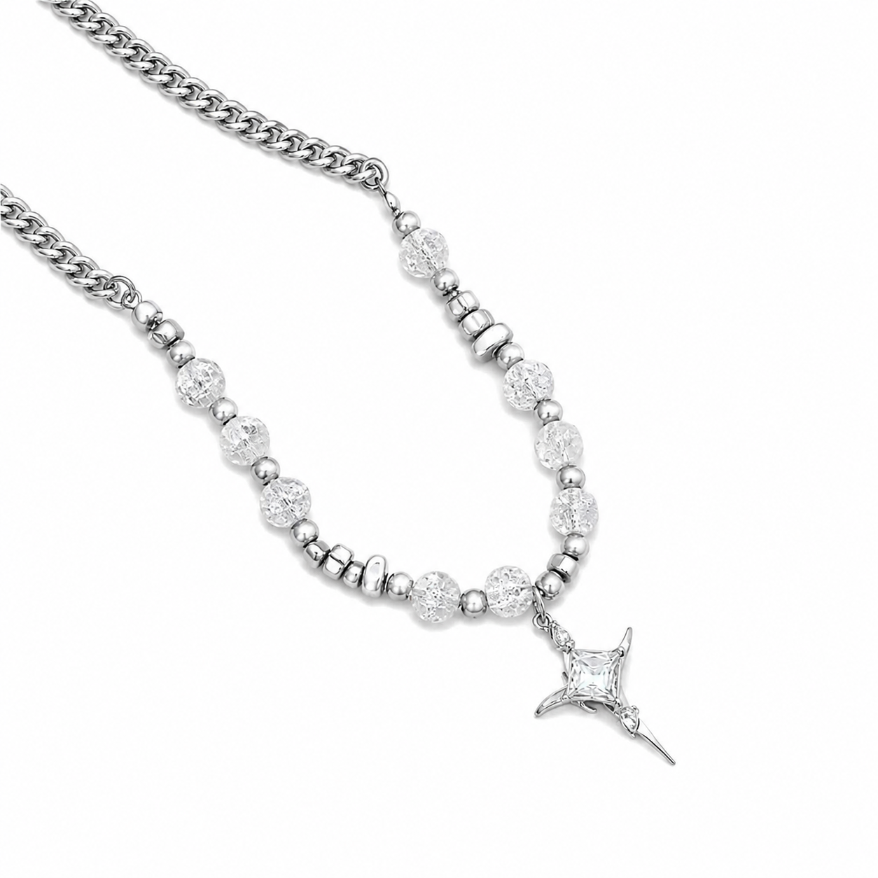 Cypher Liquid Starburst Necklace - Unisex