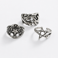 Eclipse Trinity Adjustable Ring Set - Unisex