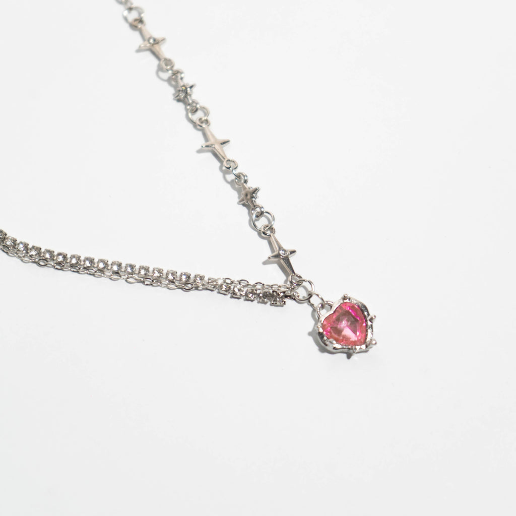 Pink Heart Pendant