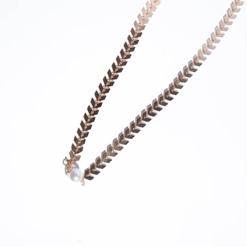 Bohemian Pearl Chain Necklace