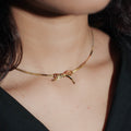 Minimal Gold Bow Chain Necklace