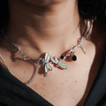 Y2K Geometric Dragonfly Pendant