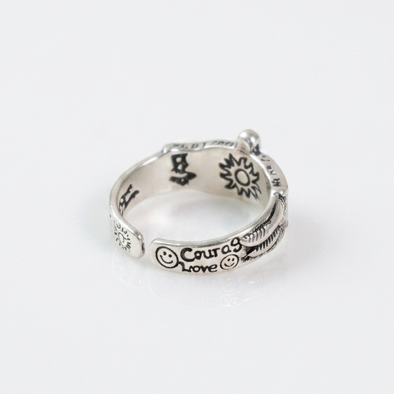 SoulScript Engraved Adjustable Ring - Unisex
