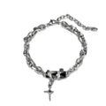 Obsidian Star Double Layered Bracelet - Unisex