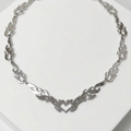 Ignis Flame Link Heart Necklace - Unisex